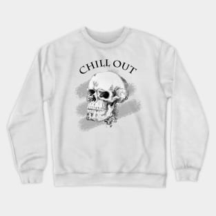 Chill Out Skull Crewneck Sweatshirt